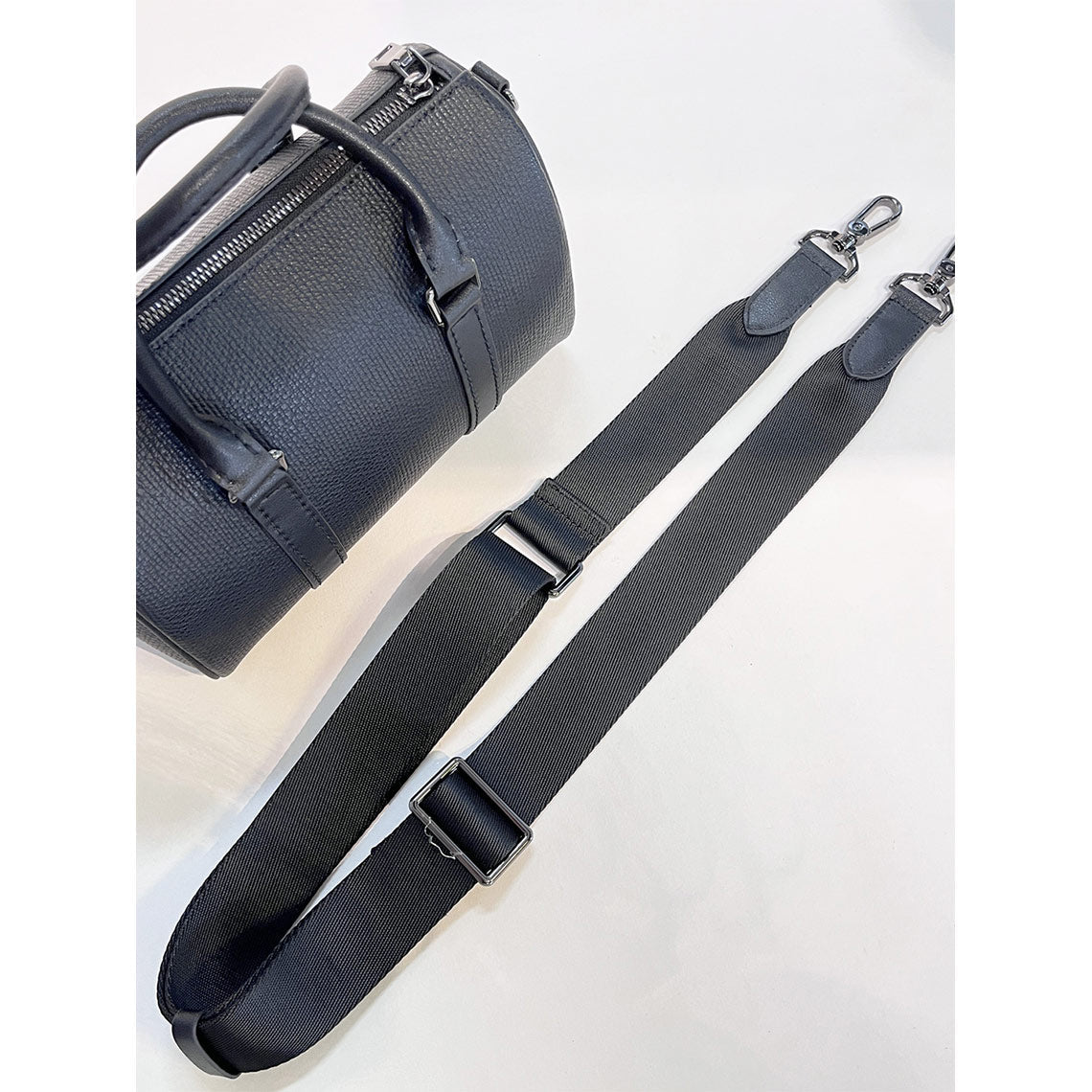 Leather Black Boston Bag DIY Kits - CUCUBIRD