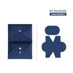 CUCUBIRD Epsom Leather Inspired Calvi Duo Card Holder DIY Kits Agate Blue 
