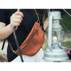 CUCUBIRD Full Grain Leather Fanny Pack Belt Bag DIY Kits  