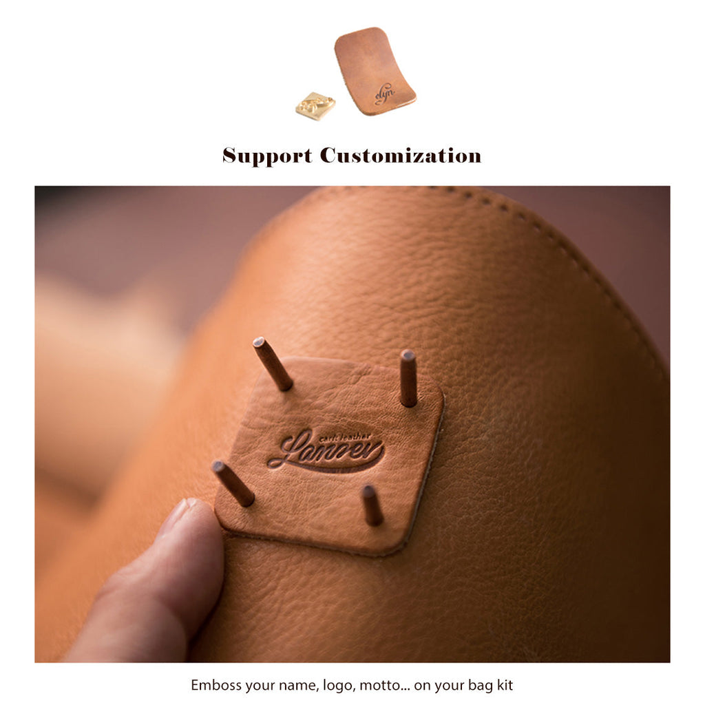 CUCUBIRD Full Grain Leather Fanny Pack Belt Bag DIY Kits  