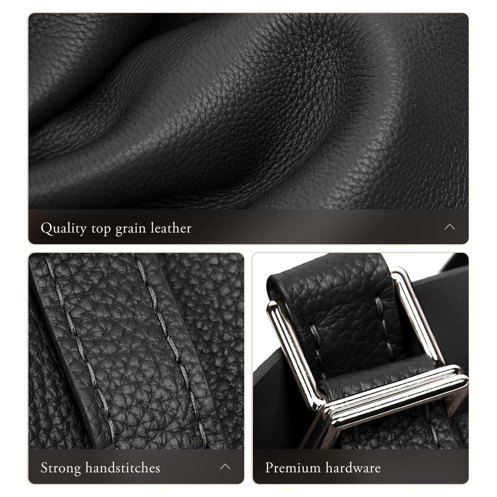 CUCUBIRD Top Grain Leather Lady Picotin Lock Totes Bag DIY Kit  