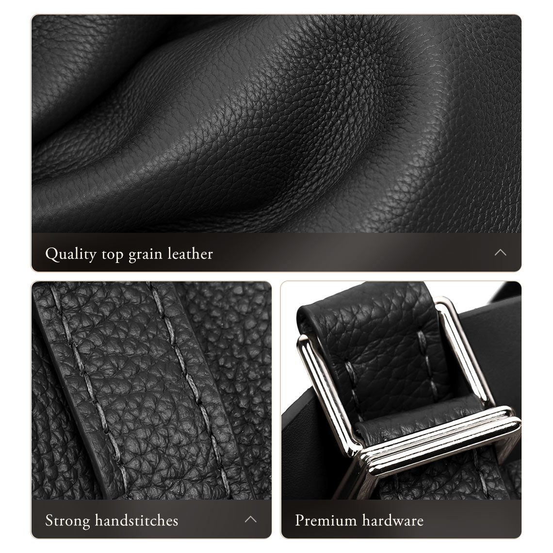 CUCUBIRD Top Grain Leather Lady Picotin Lock Totes Bag DIY Kit  