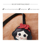 CUCUBIRD Sheep Leather Snow White Princess Charm DIY Kits  
