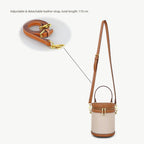 CUCUBIRD Leather Dustbag Recycle Round Bag DIY Kits  