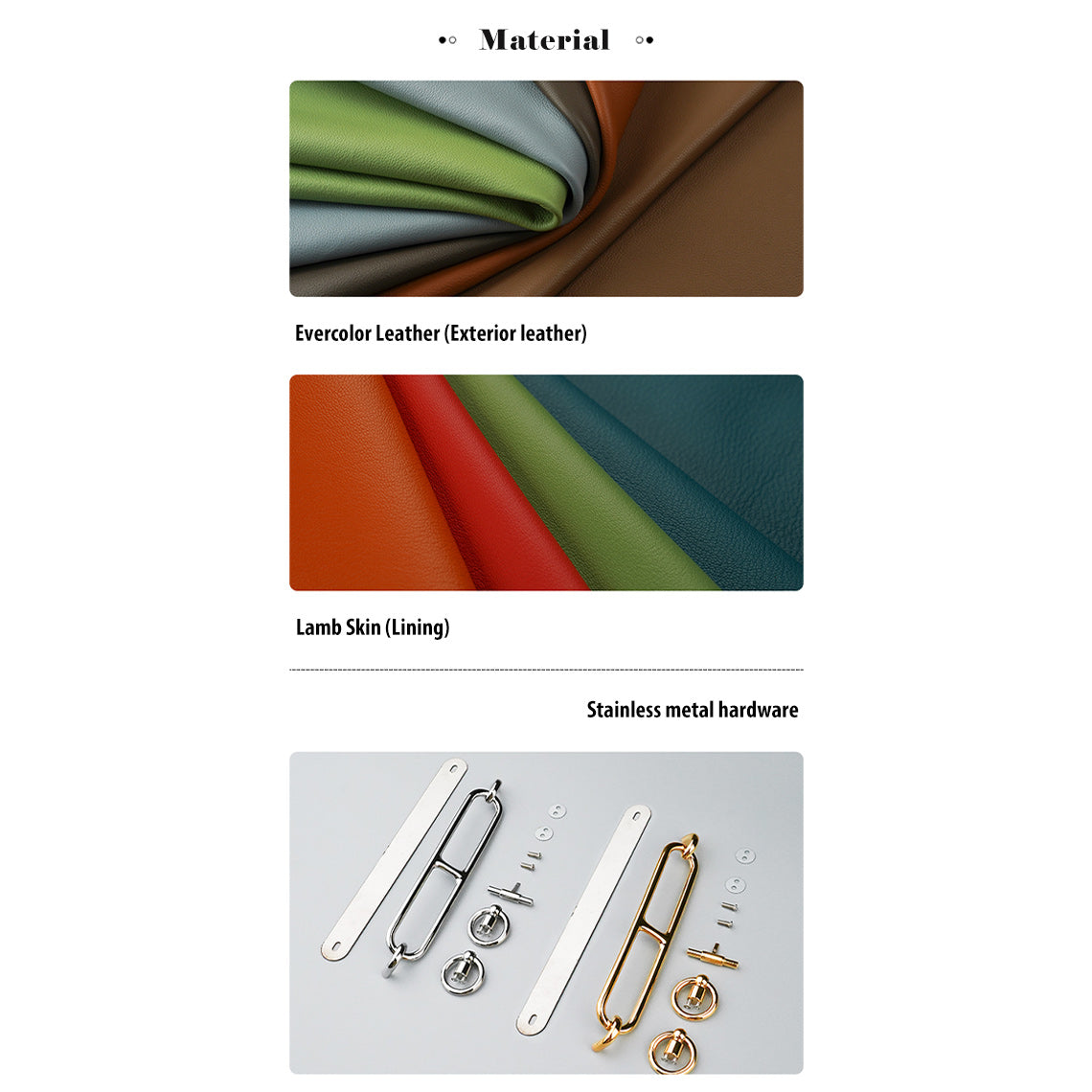 CUCUBIRD Full Grain Leather Classic Roulis Bag - Advanced DIY Kits  