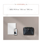 CUCUBIRD Top Grain Leather Quilted Box Bag DIY Kits  