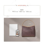 CUCUBIRD Leather Checker Bucket Handbag DIY Kits  