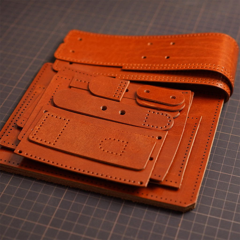 CUCUBIRD Vegetable Tanned Leather Doctor Bag DIY Kits  