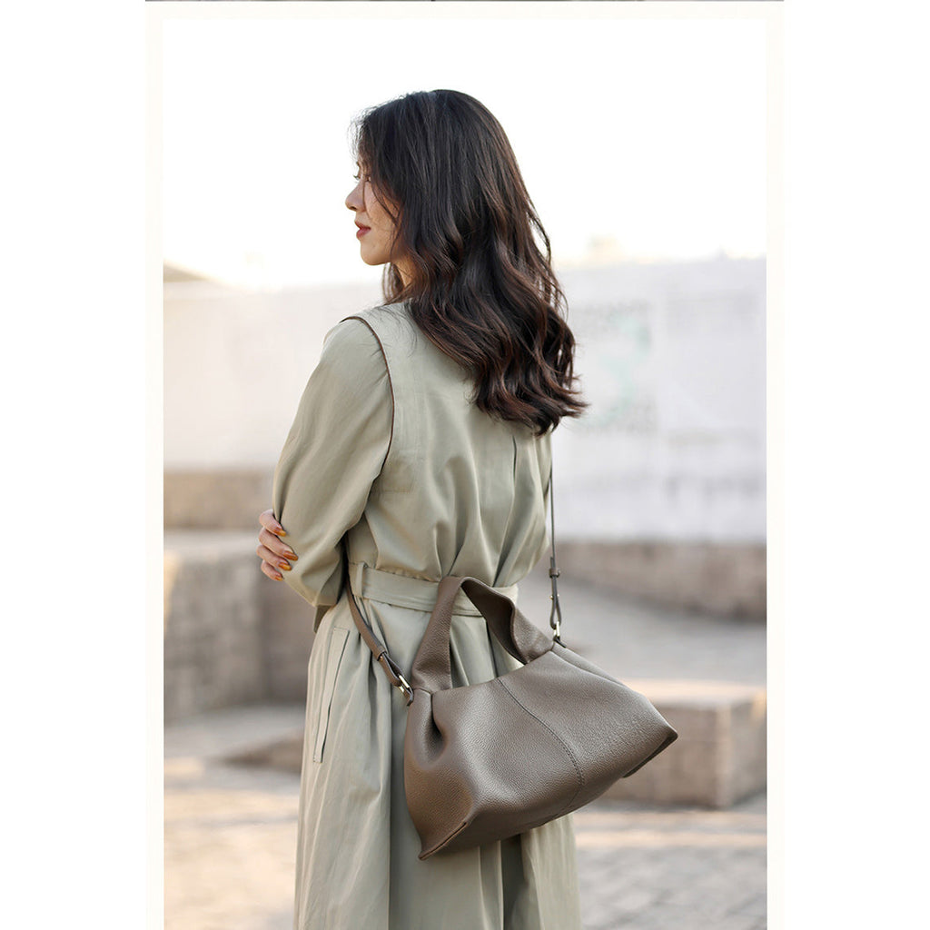 CUCUBIRD Top Grain Leather Cloud Bag DIY Kits  