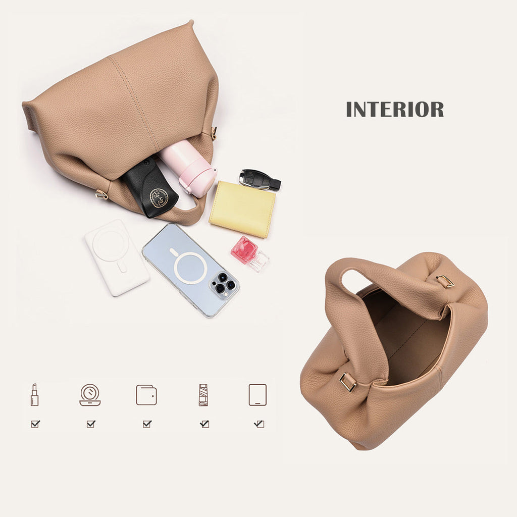 CUCUBIRD Top Grain Leather Cloud Bag DIY Kits  