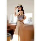 CUCUBIRD Leather Checker Tote Handbag DIY Kits  