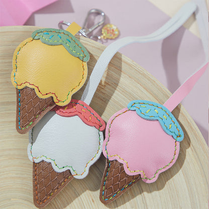 Sheep Leather Ice Cream Charm DIY Kits - CUCUBIRD