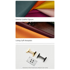 CUCUBIRD Top Grain Leather Bearn Card Holder DIY Kits  