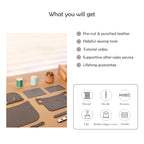 CUCUBIRD Top Grain Leather Mini Jypsiere Bag DIY Kits  