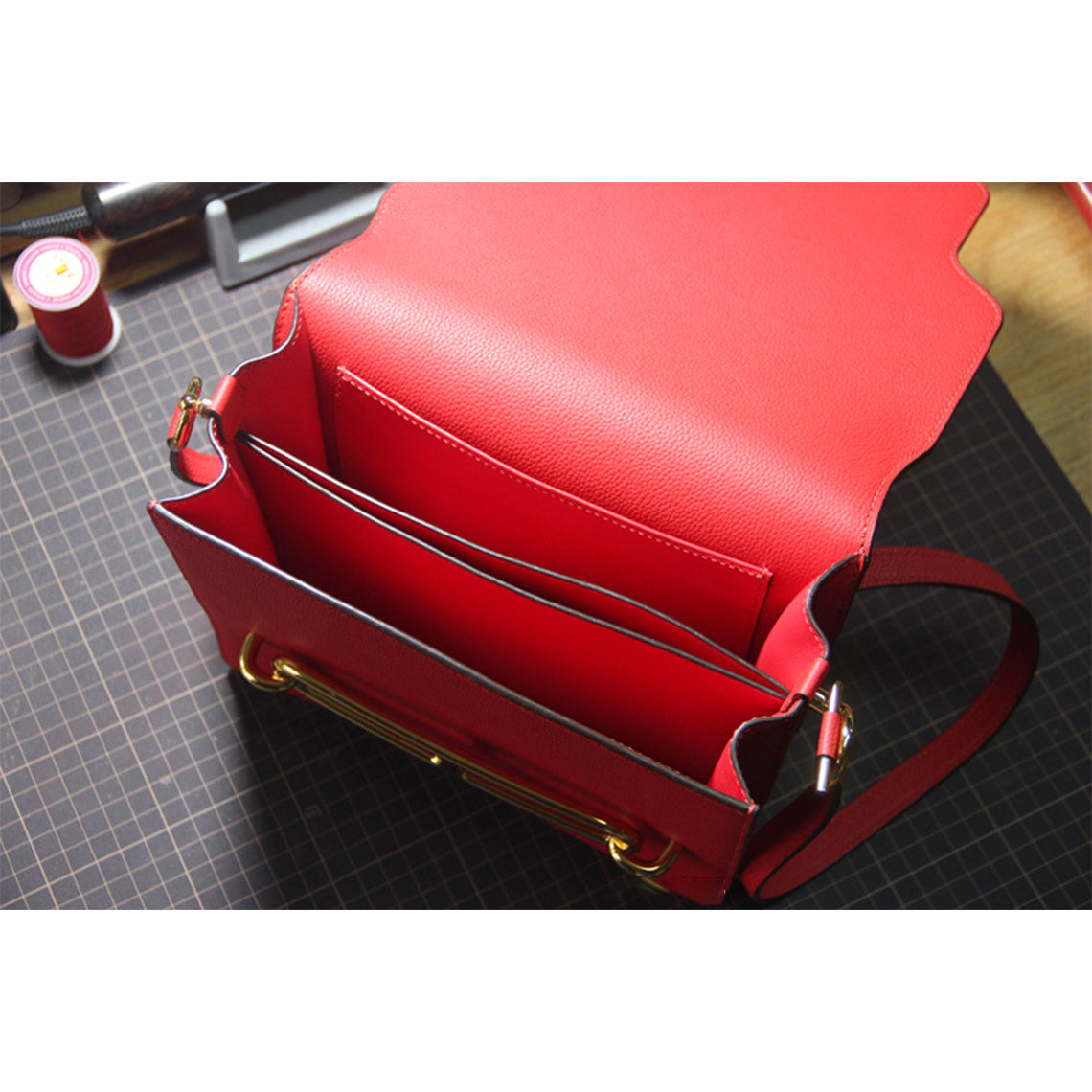 Full Grain Leather Classic Roulis Bag - Advanced DIY Kits - CUCUBIRD