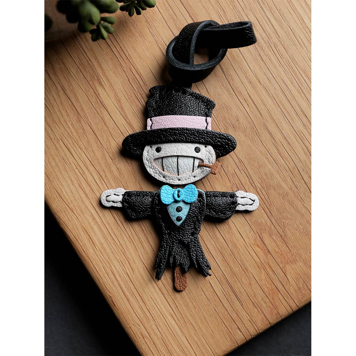 Leather Strawman Keychain Charm DIY Kits - CUCUBIRD