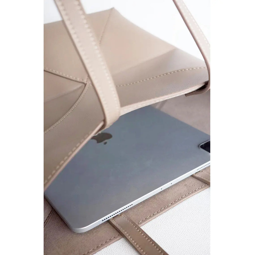 Leather Inspired Puzzle Fold Tote Bag DIY Kits - CUCUBIRD