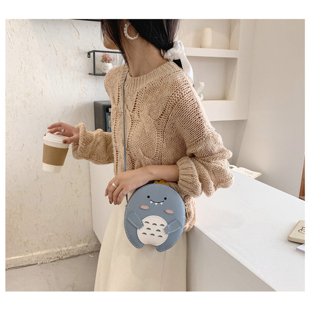 CUCUBIRD Vegan Leather Dinosaur Bag DIY Kit Blue 