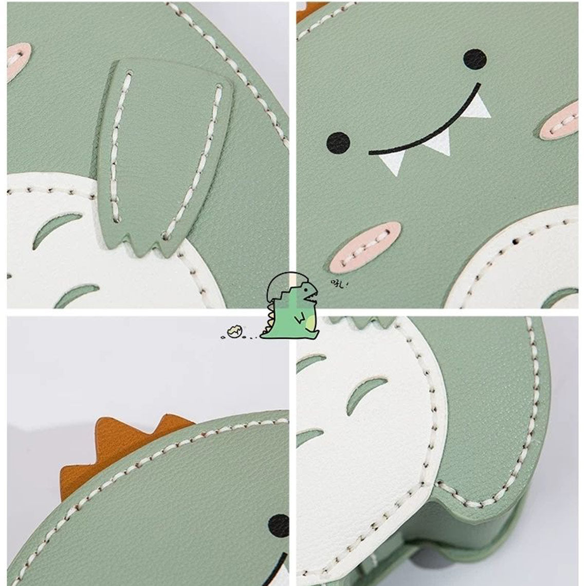 CUCUBIRD Vegan Leather Dinosaur Bag DIY Kit  