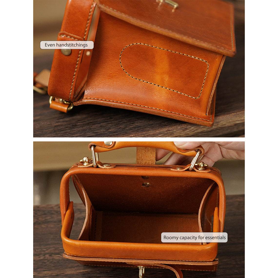 CUCUBIRD Vegetable Tanned Leather New Doctor Bag DIY Kits  