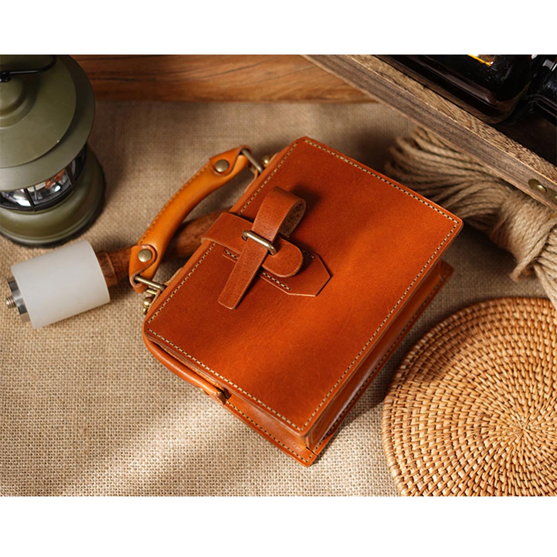 Vegetable Tanned Leather New Doctor Bag DIY Kits - CUCUBIRD