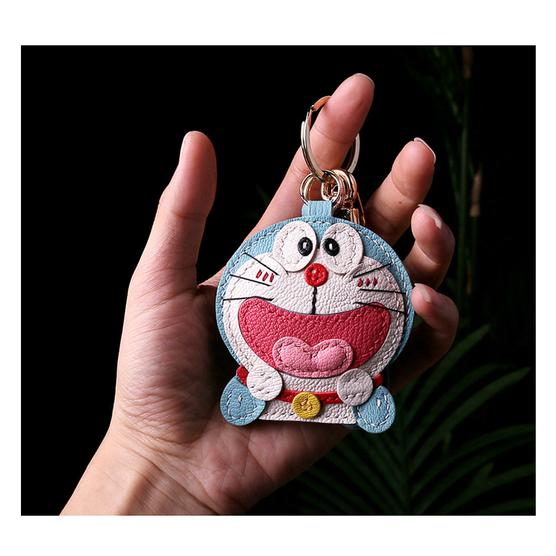 CUCUBIRD Sheep Leather Doraemon Bag Charm DIY Kit  