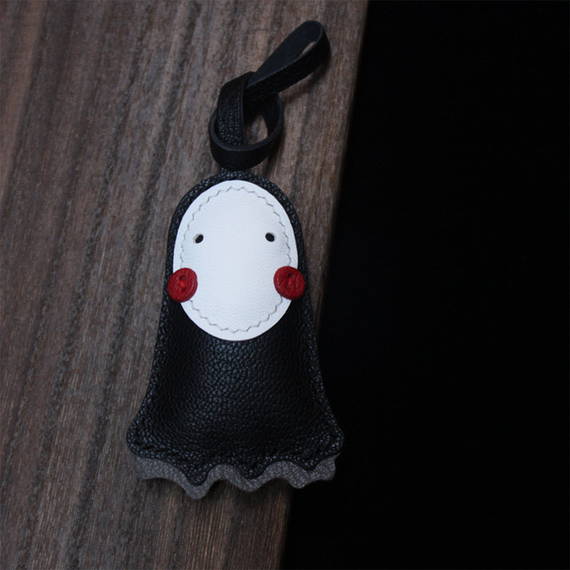 CUCUBIRD Sheep Leather No Face Keychain DIY Kits Charm 