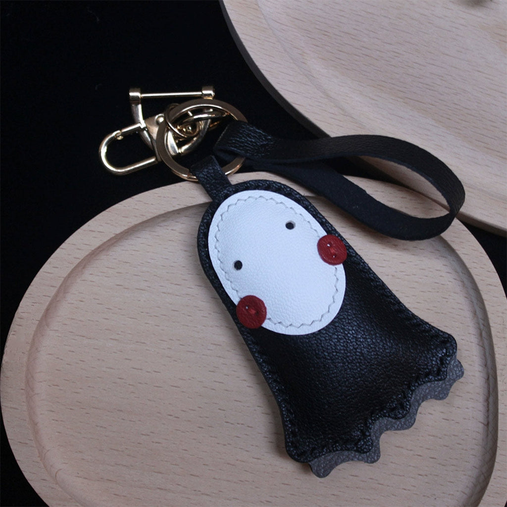 CUCUBIRD Sheep Leather No Face Keychain DIY Kits Keychain 