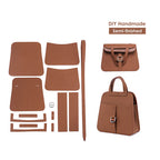 CUCUBIRD Top Grain Leather Horseshoe Bag Crossbody Bag DIY Kit  
