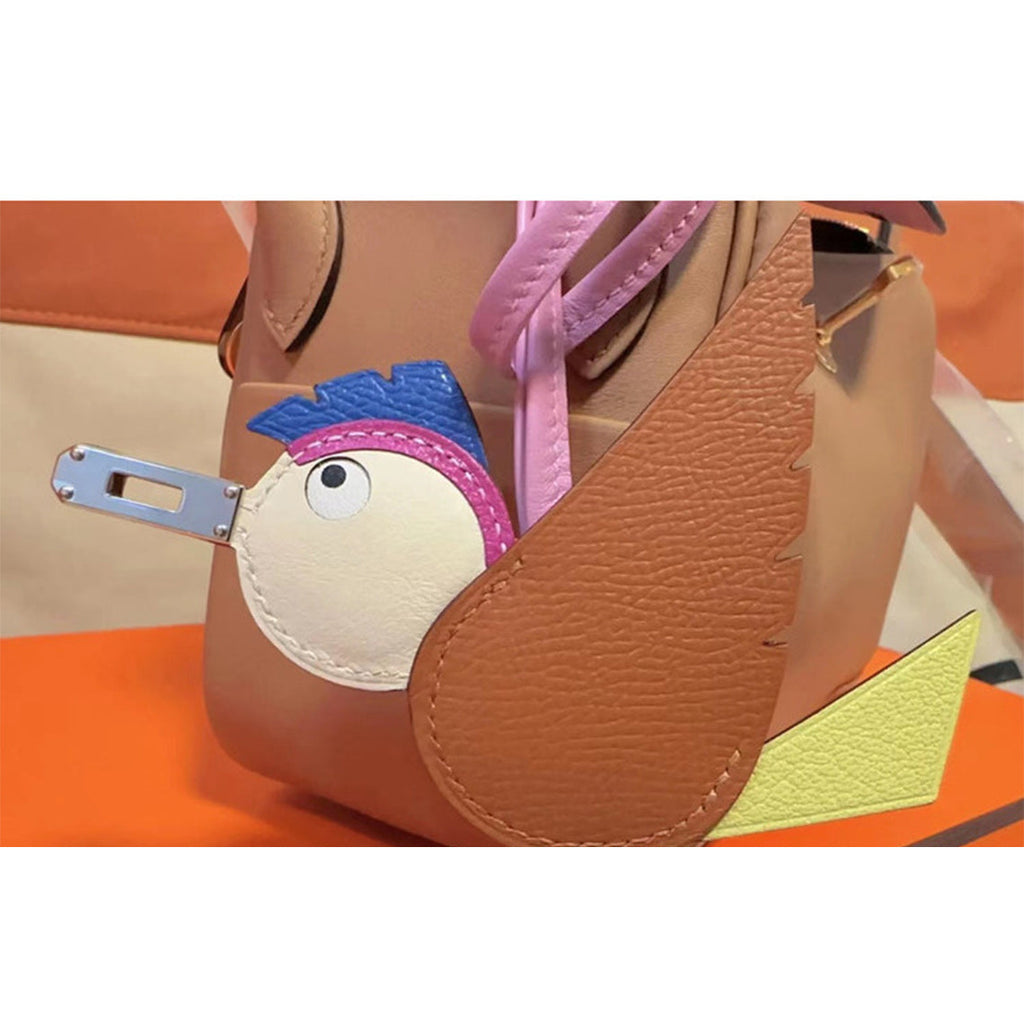 CUCUBIRD Top Grain Leather Birdy Bag Charm DIY Kits 1 