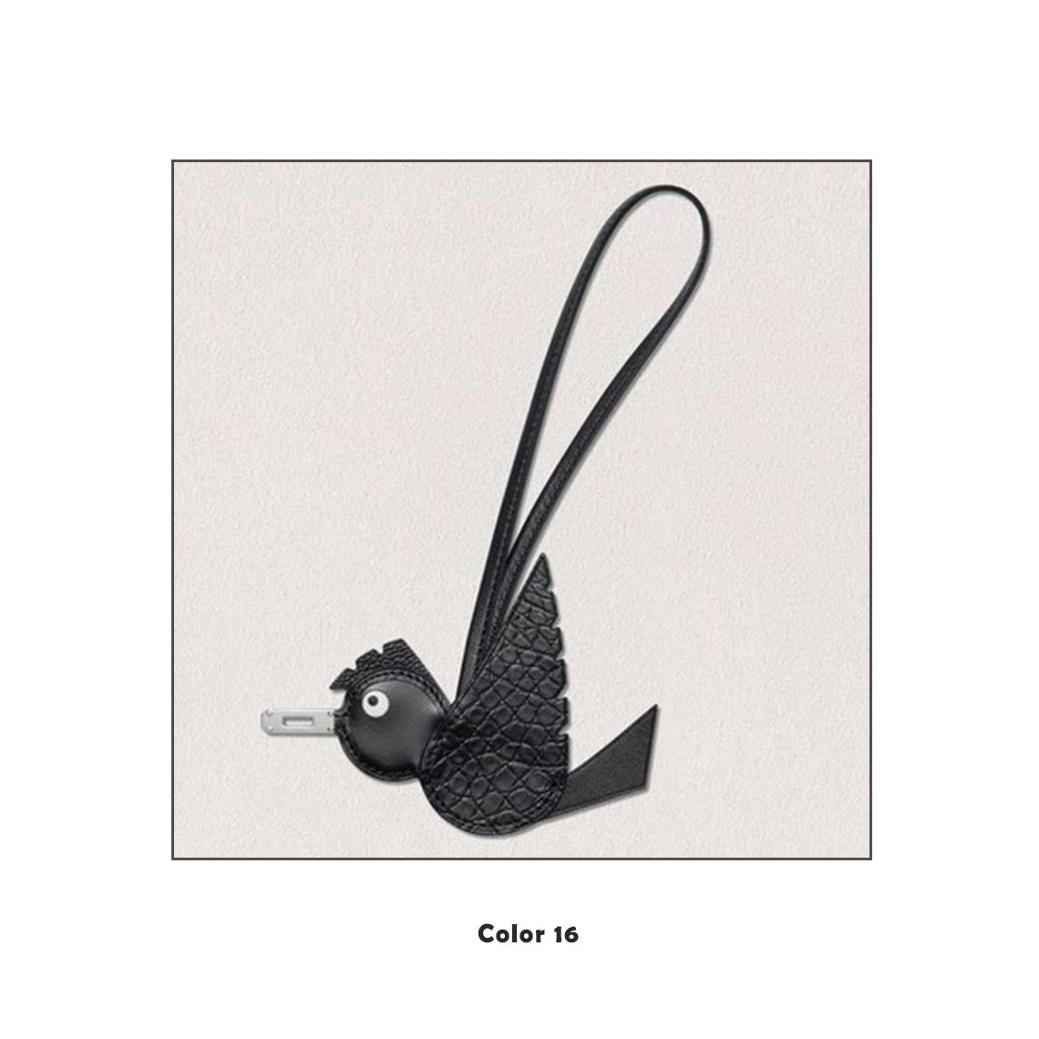 CUCUBIRD Top Grain Leather Birdy Bag Charm DIY Kits 16 