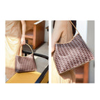 CUCUBIRD Leather Checker Bucket Handbag DIY Kits  