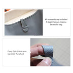 CUCUBIRD Full Grain Leather Mini Evelyn Bag DIY Kit  