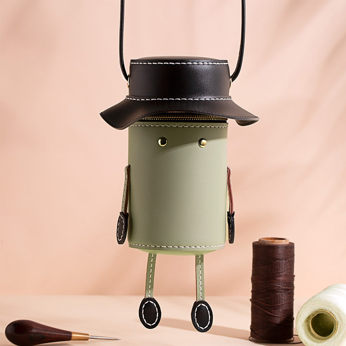 CUCUBIRD Leather Hat Crossbody Bag DIY Kit  