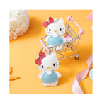 CUCUBIRD Sheep Leather Hello Kitty Keychain Charm DIY Kit  