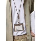 CUCUBIRD Top Grain Leather ID Badge Holder DIY Kit  