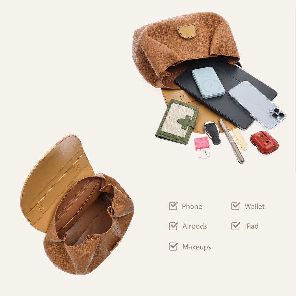 CUCUBIRD Top Grain Leather Inspired Smile Bag DIY Kits  