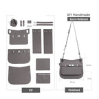 CUCUBIRD Top Grain Leather Jypsiere Crossbody Bag DIY Kit  