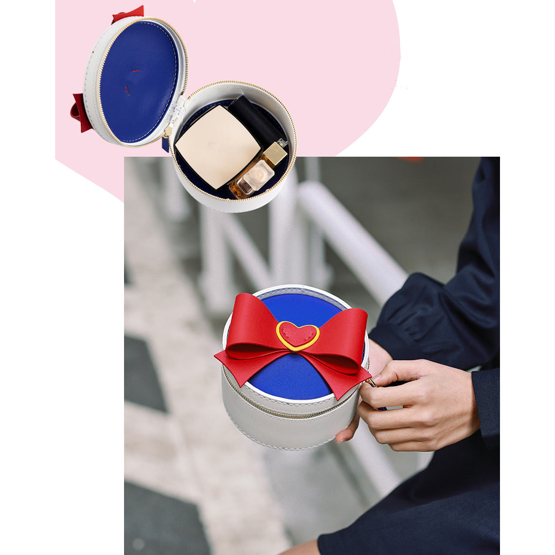 CUCUBIRD Leather Lady Anime Crossbody Bag DIY Kit Sailor Moon Jewelry Box 