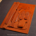 CUCUBIRD Vegetable Tanned Leather Vintage Shoulder Bag DIY Kits  