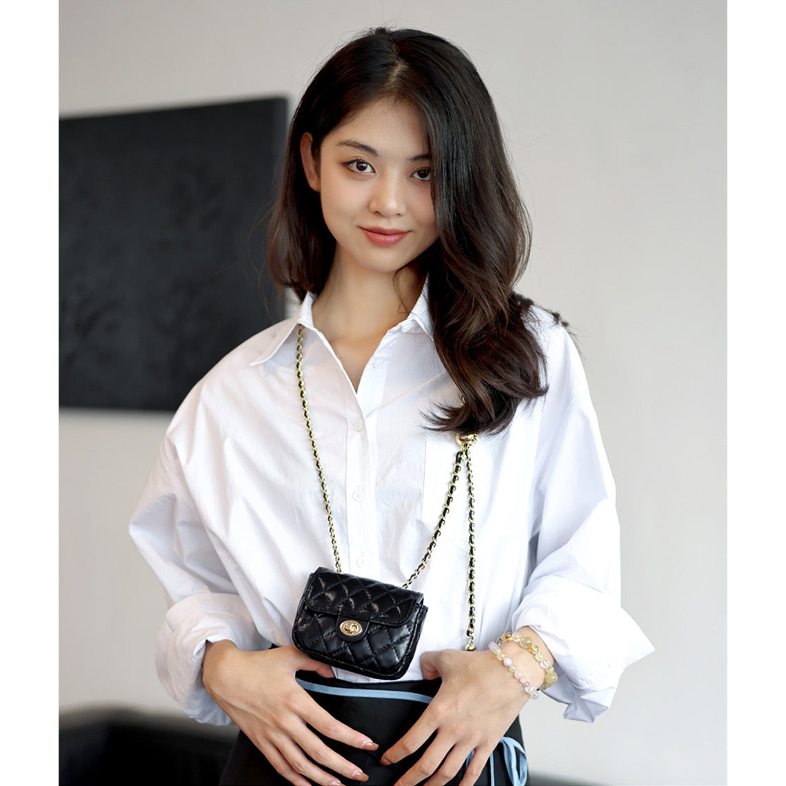 CUCUBIRD Top Grain Leather Quilted Lipstick Pouch DIY Kits  