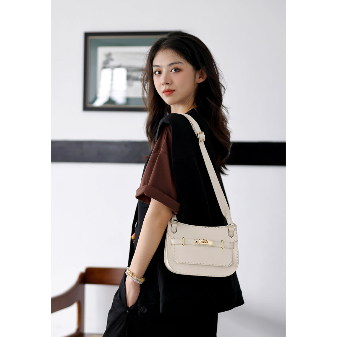 CUCUBIRD Top Grain Leather Mini Jypsiere Bag DIY Kits  