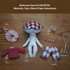 CUCUBIRD Wandering Mushroom Clown Art Doll DIY Kits  