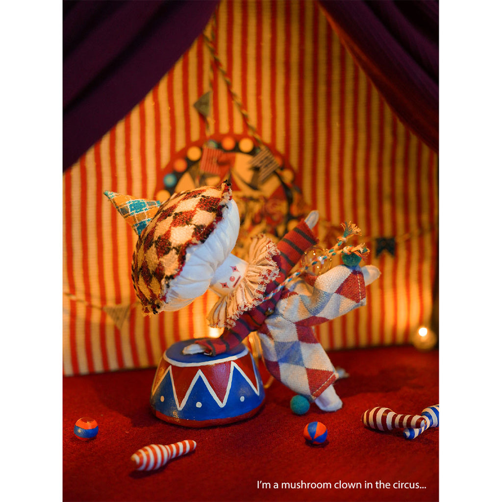 CUCUBIRD Wandering Mushroom Clown Art Doll DIY Kits  