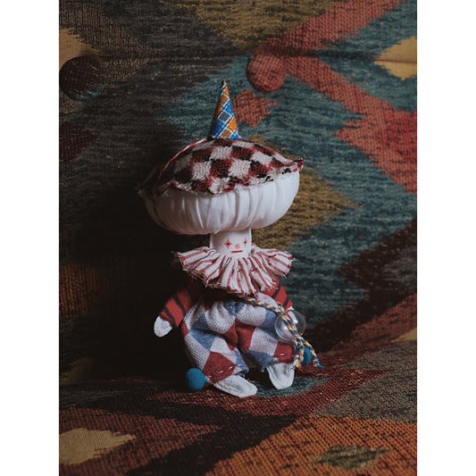 Kits de bricolage de poupée d’art de clown de champignon errant