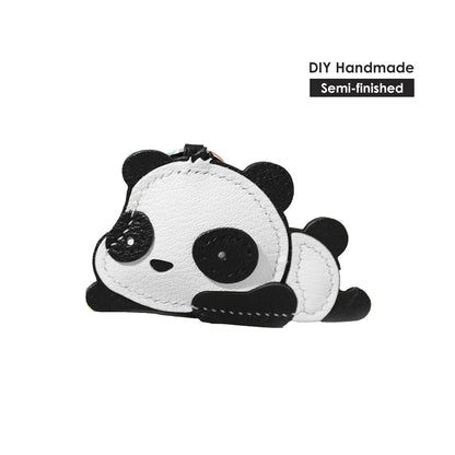 Lambskin Panda Keychain Pendant DIY Kit - CUCUBIRD