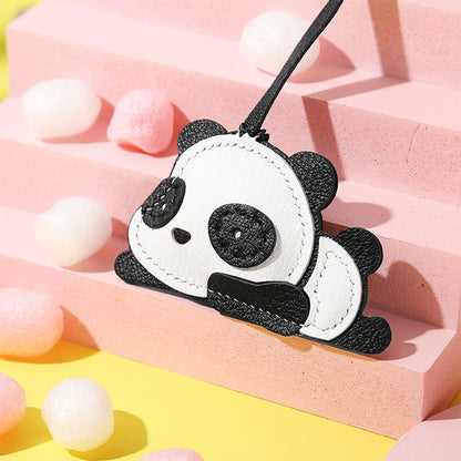 Lambskin Panda Keychain Pendant DIY Kit - CUCUBIRD