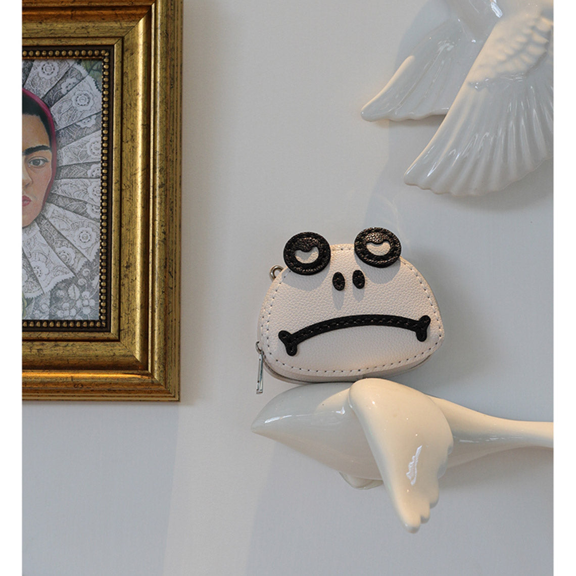 CUCUBIRD Leather Panda Wallet Purse Bag DIY Kit Sad Frog 