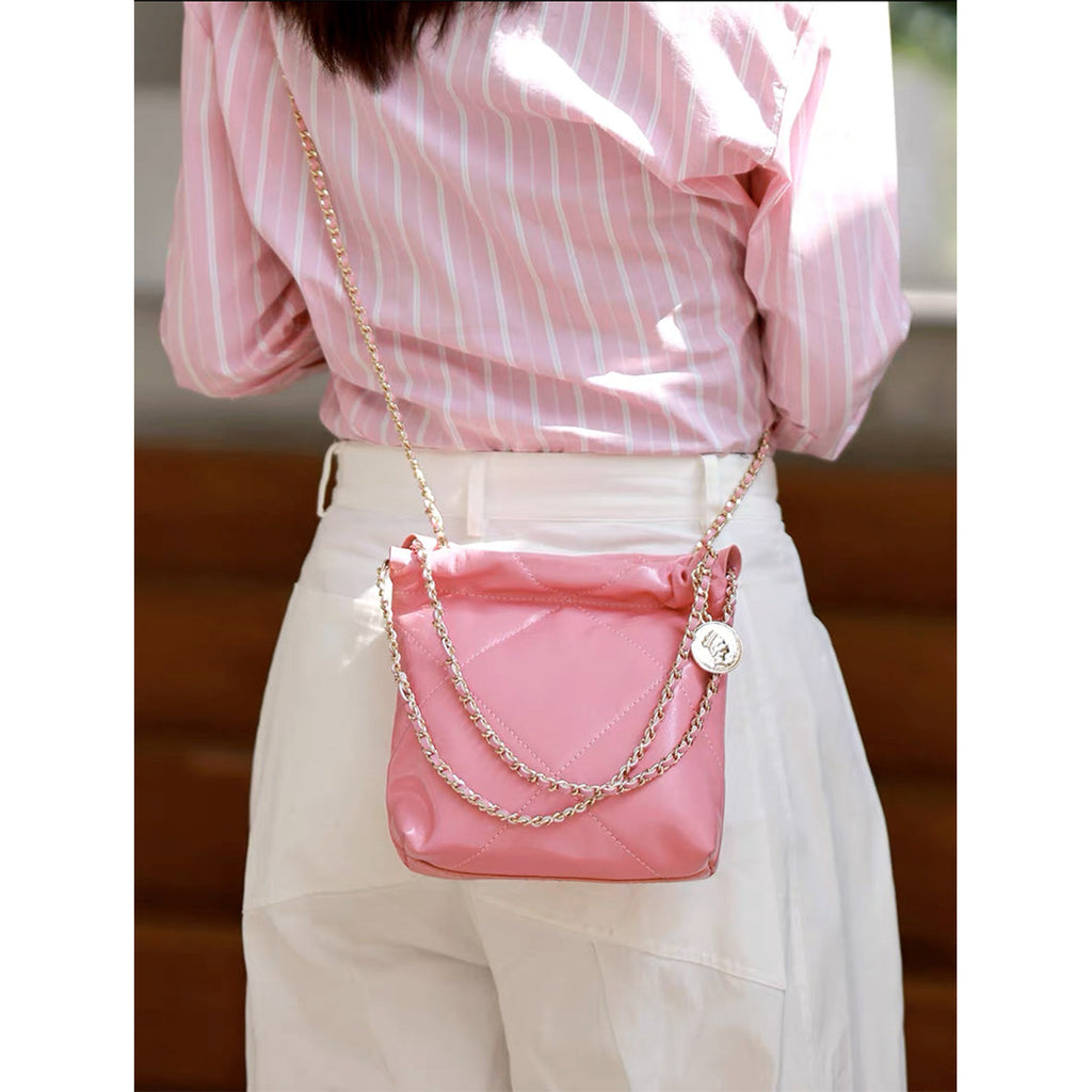 CUCUBIRD Quilted Leather Chain Purse DIY Kit  