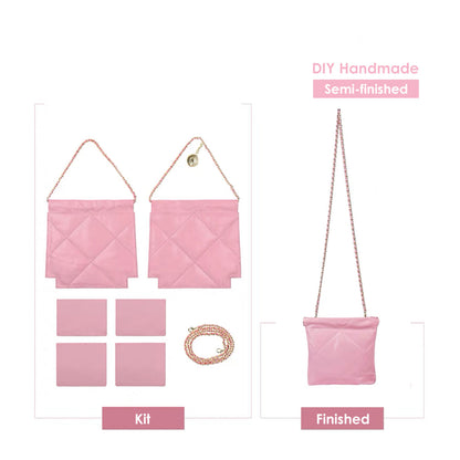 Quilted Leather Chain Purse DIY Kit - CUCUBIRD